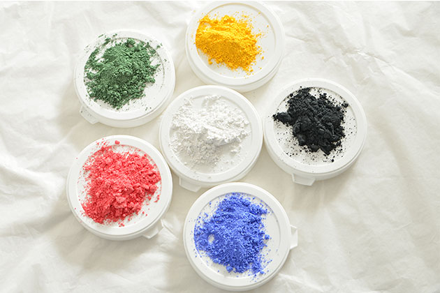 The use of glass paint -- glass paint selection method