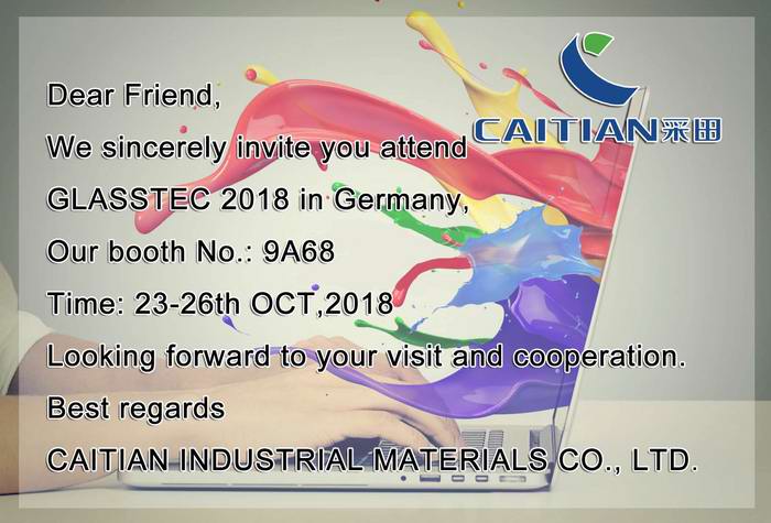 We sincerely invite you attend GLASSTEC 2018 in Germany